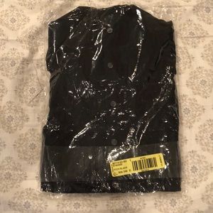 Express black button down shirt